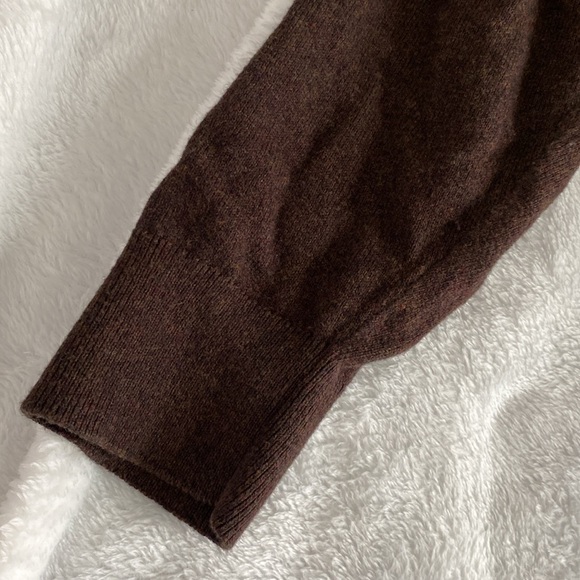 Daniel Cremieux brown quarter-zip sweater - Picture 14 of 17